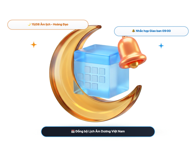 VN Calendar — Nhắc lịch họp & Sự kiện Âm Dương